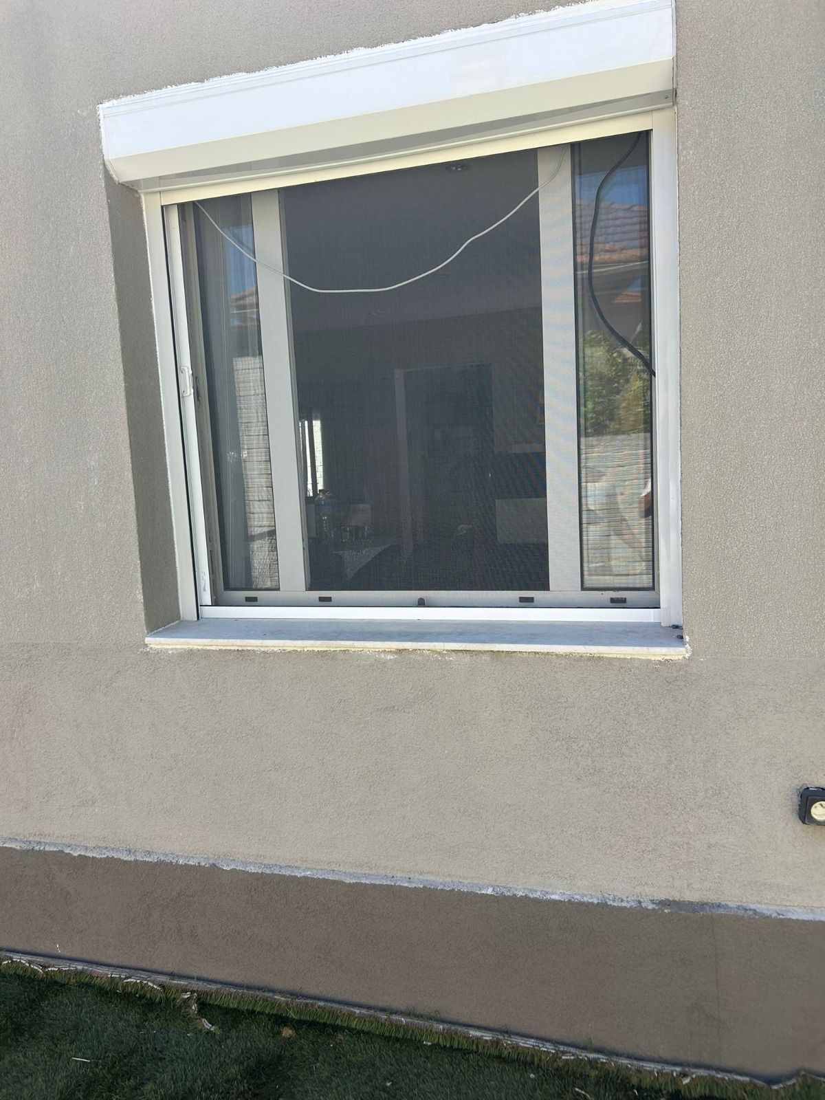 Fenêtre aluminium vue de la façade