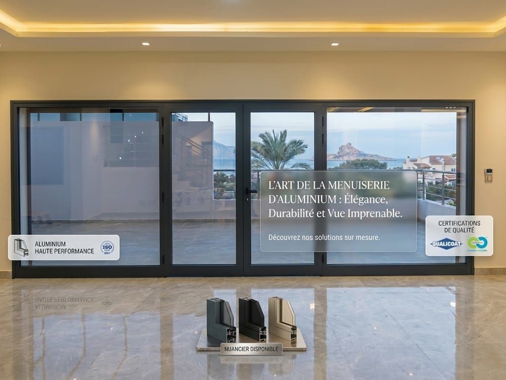 Baie aluminium et présentation des finitions